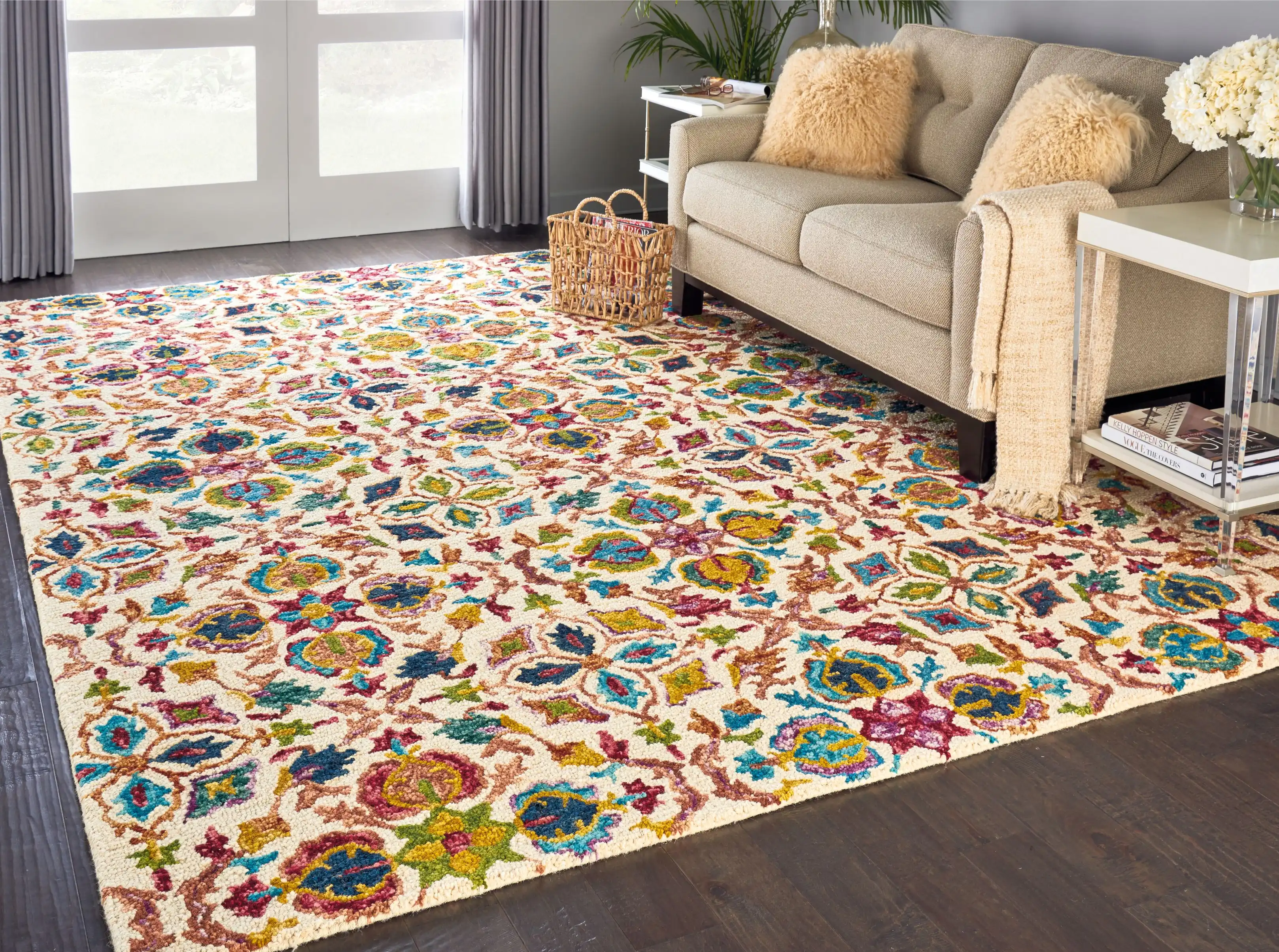 Vibrant VIB08 Ivory Rug - Image 2