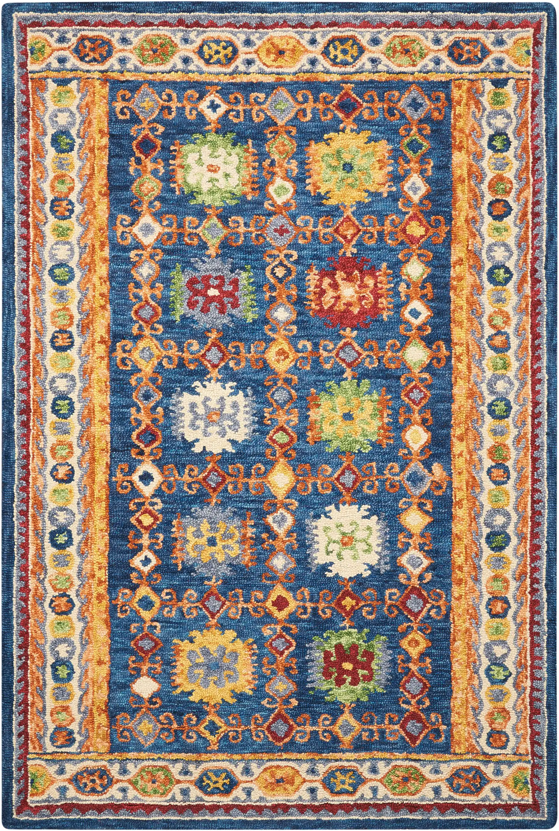 Vibrant VIB09 Navy Rug - Image 5