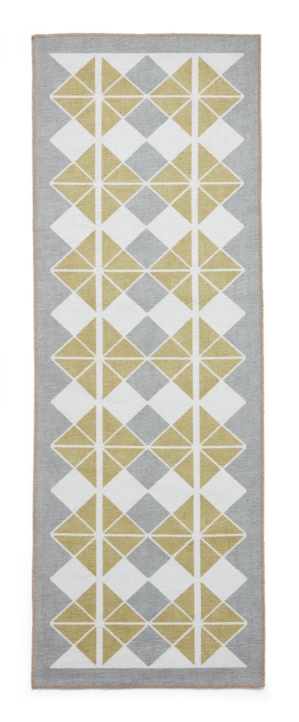 Victoria H1184 Grey/Yellow Washable Rug - Image 7