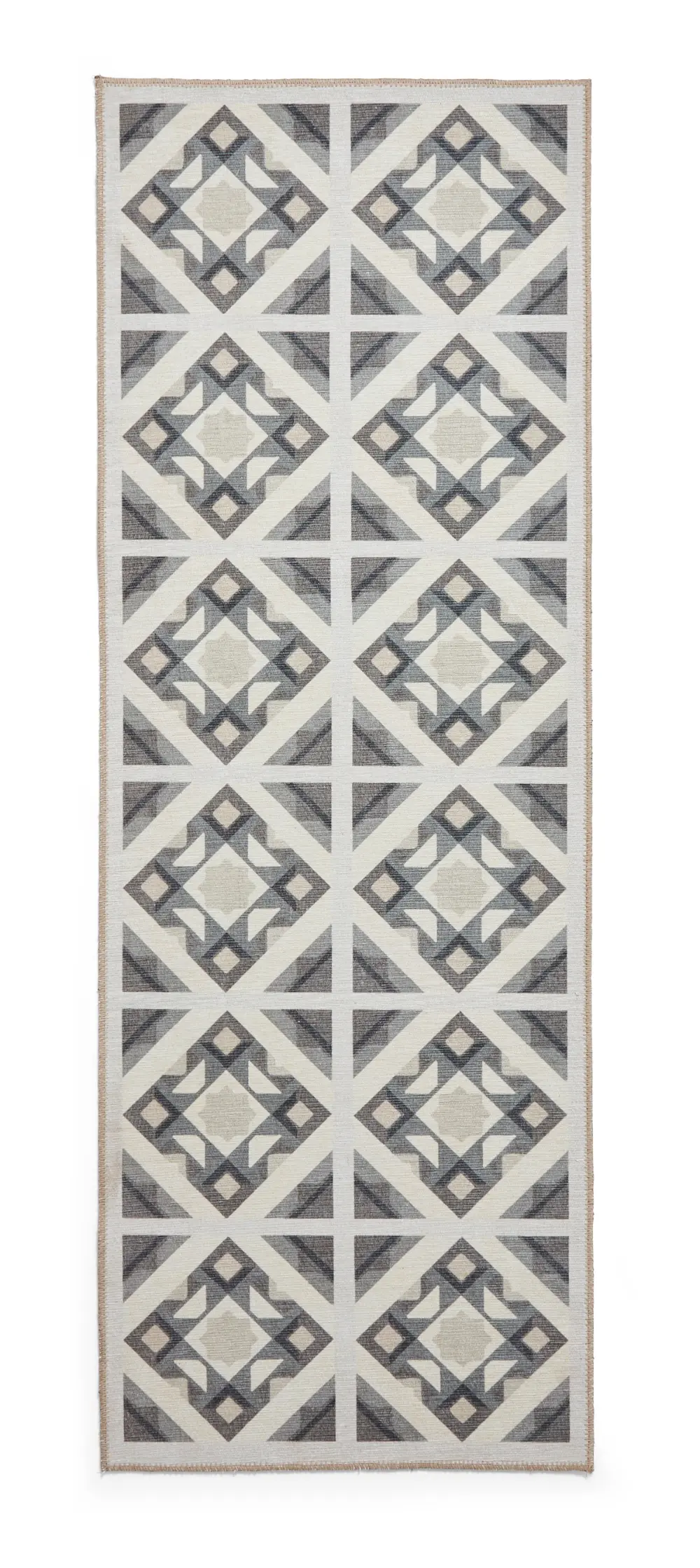 Victoria H1187 Grey/Beige Washable Rug - Image 7