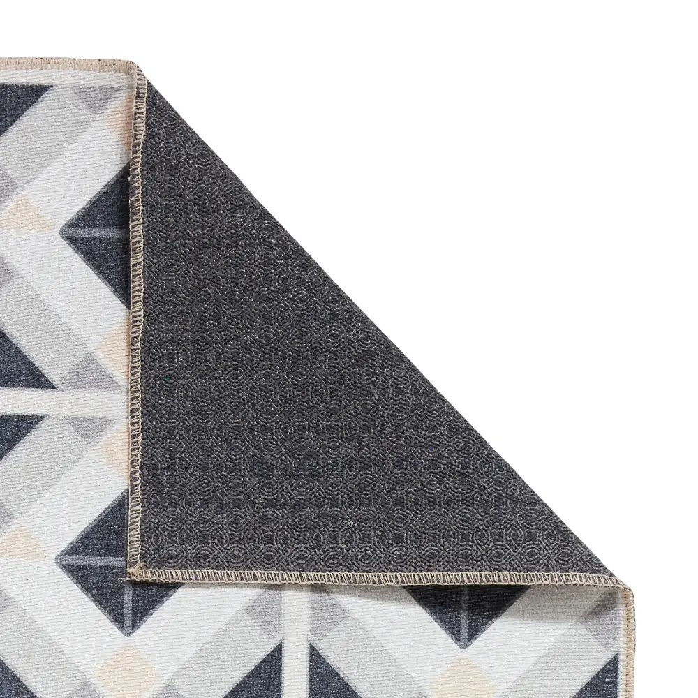 Victoria H1190 Grey/Beige Washable Rug - Image 6