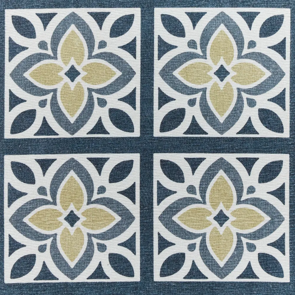 Victoria H1191 Grey/Yellow Washable Rug - Image 3