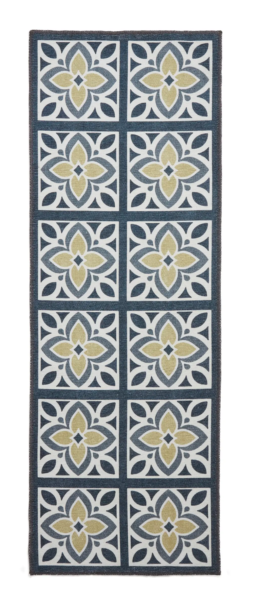 Victoria H1191 Grey/Yellow Washable Rug - Image 8