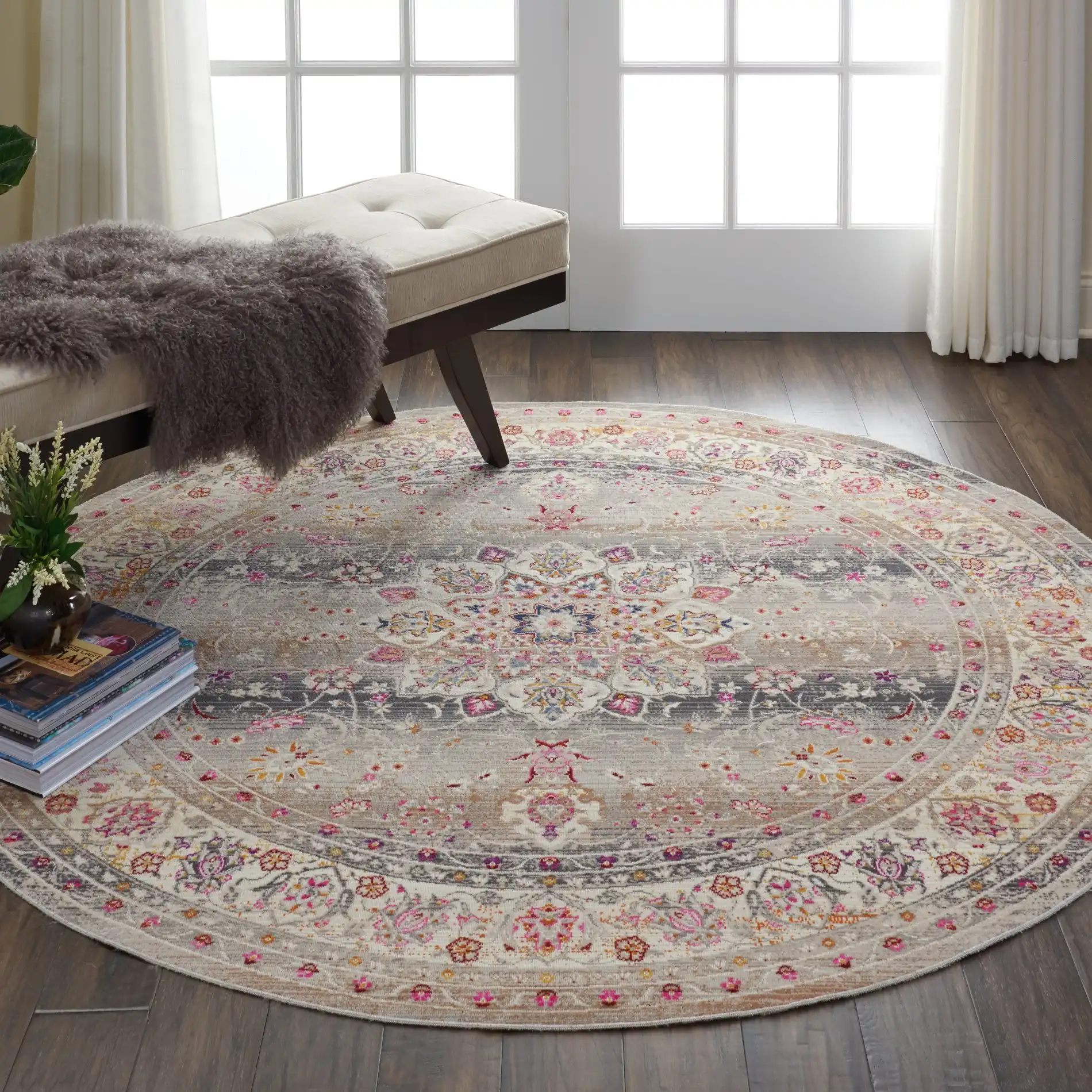 Vintage Kashan VKA01 Grey Rug - Image 4