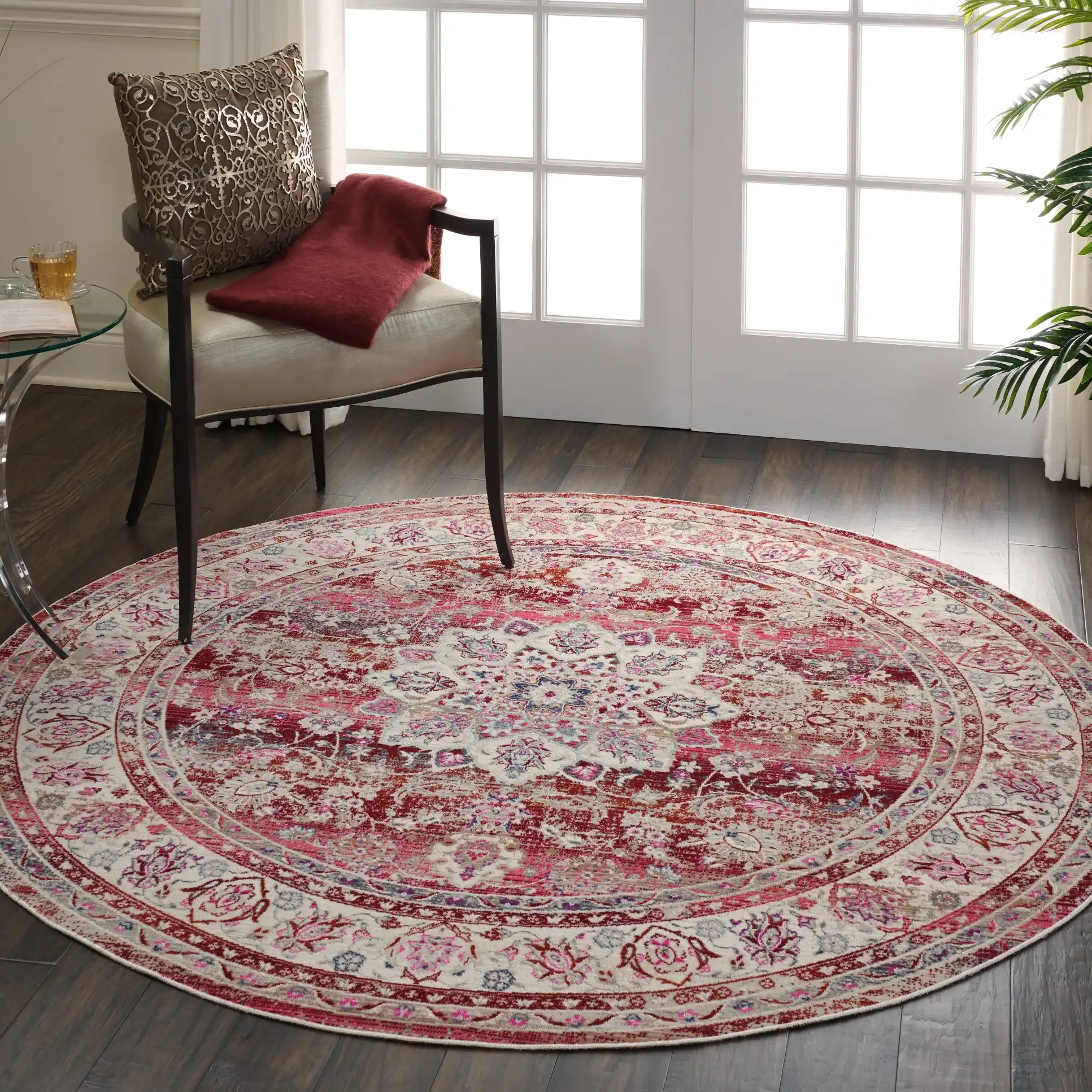 Vintage Kashan VKA01 Red Rug - Image 4