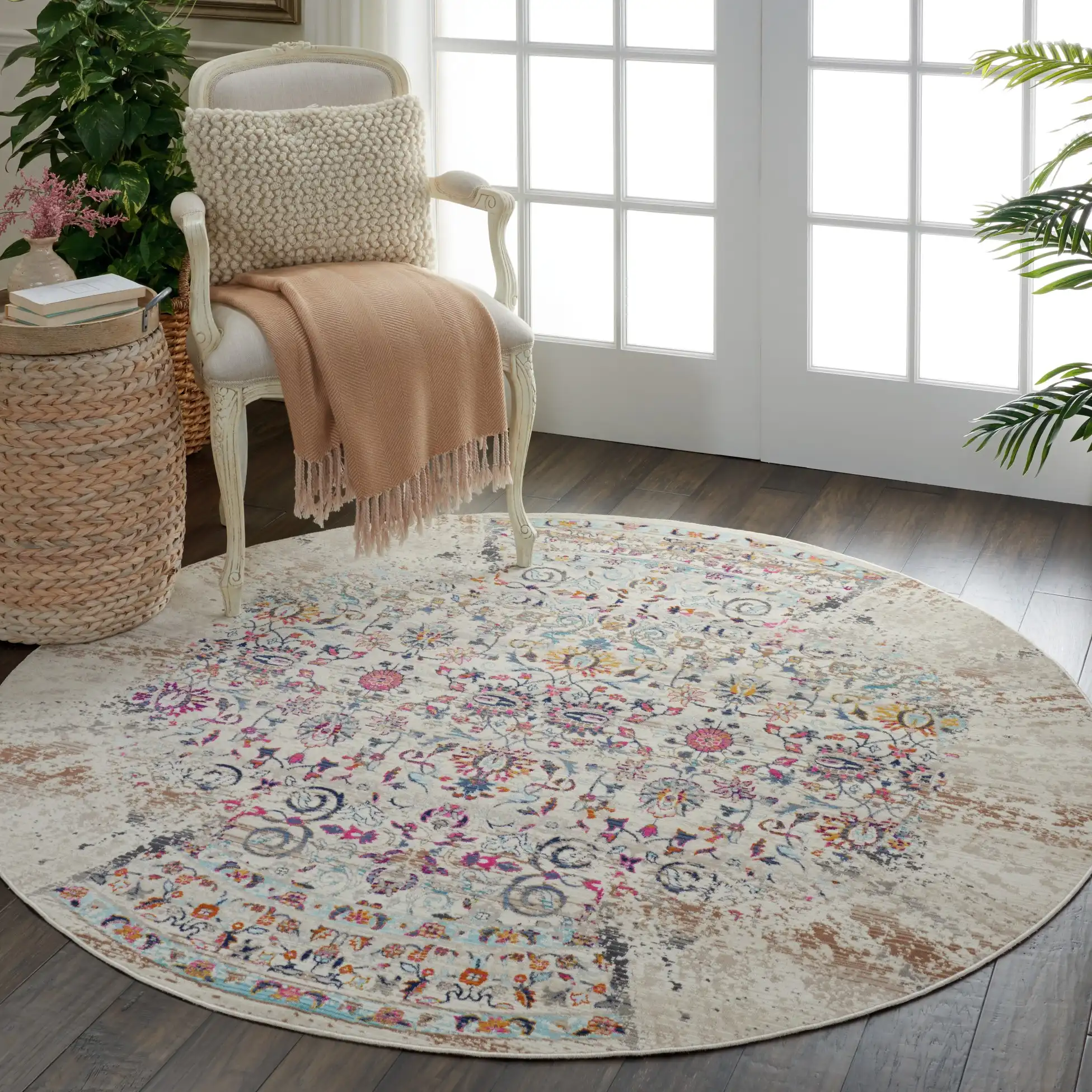 Vintage Kashan VKA02 Ivory Rug - Image 5
