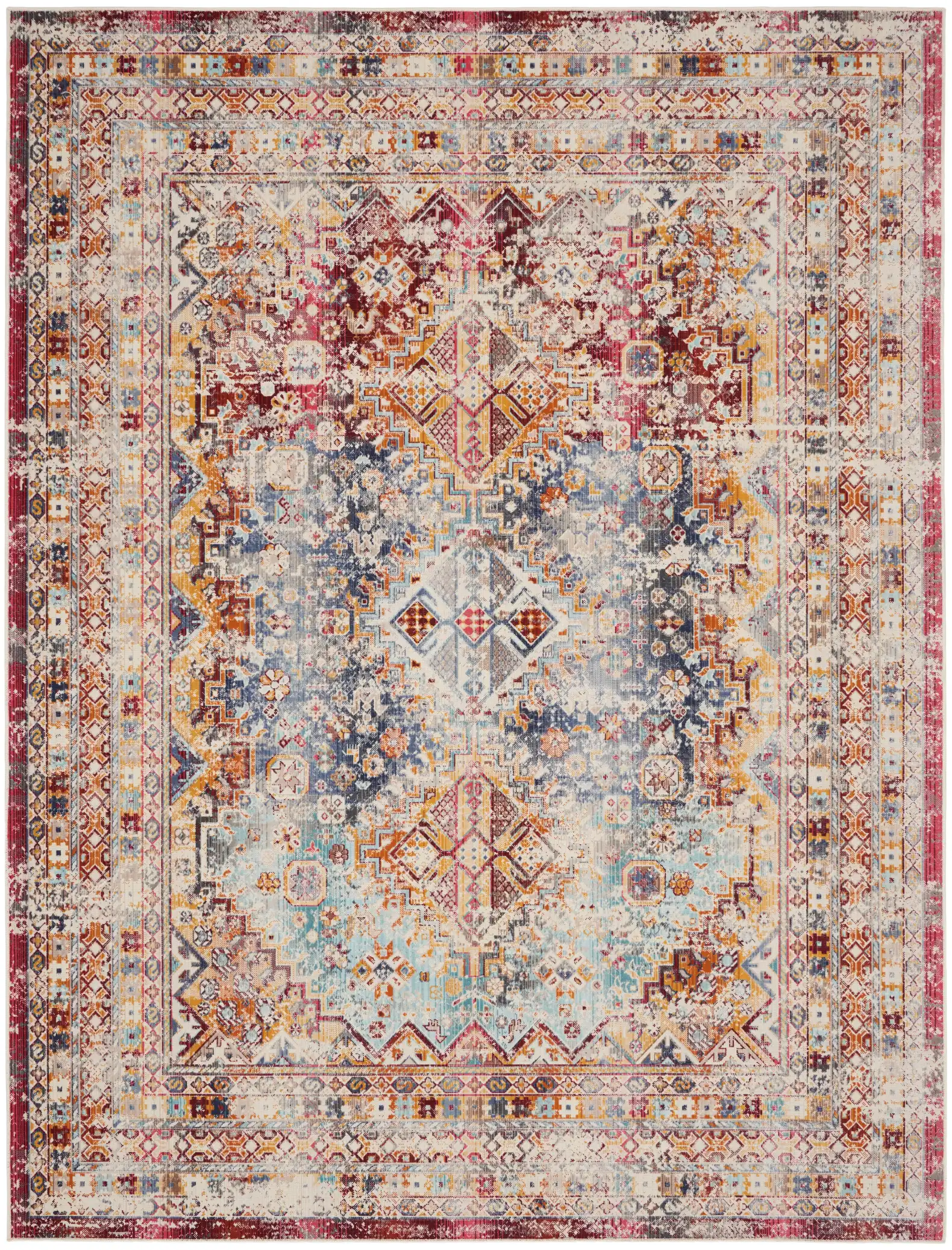 Vintage Kashan VKA09 Multi Rug - Image 2