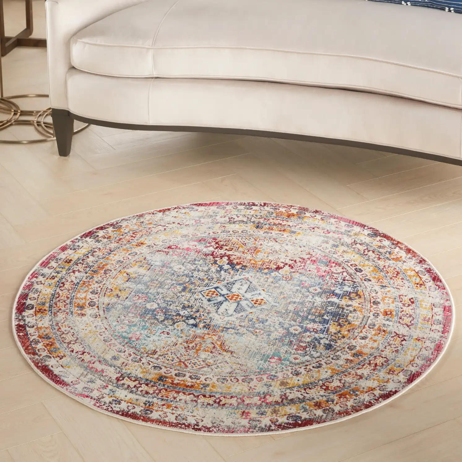 Vintage Kashan VKA09 Multi Rug - Image 4