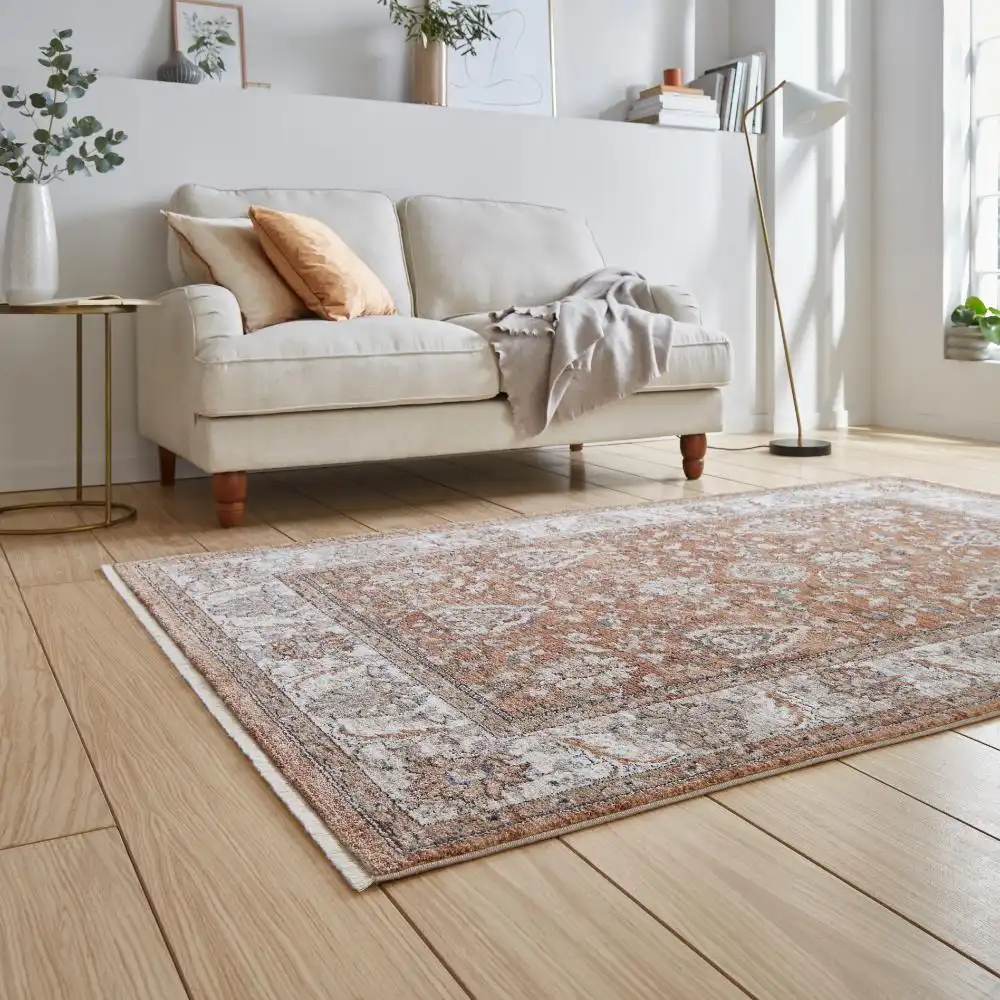 Vintage Think 35027 Terracotta Rug - Image 2