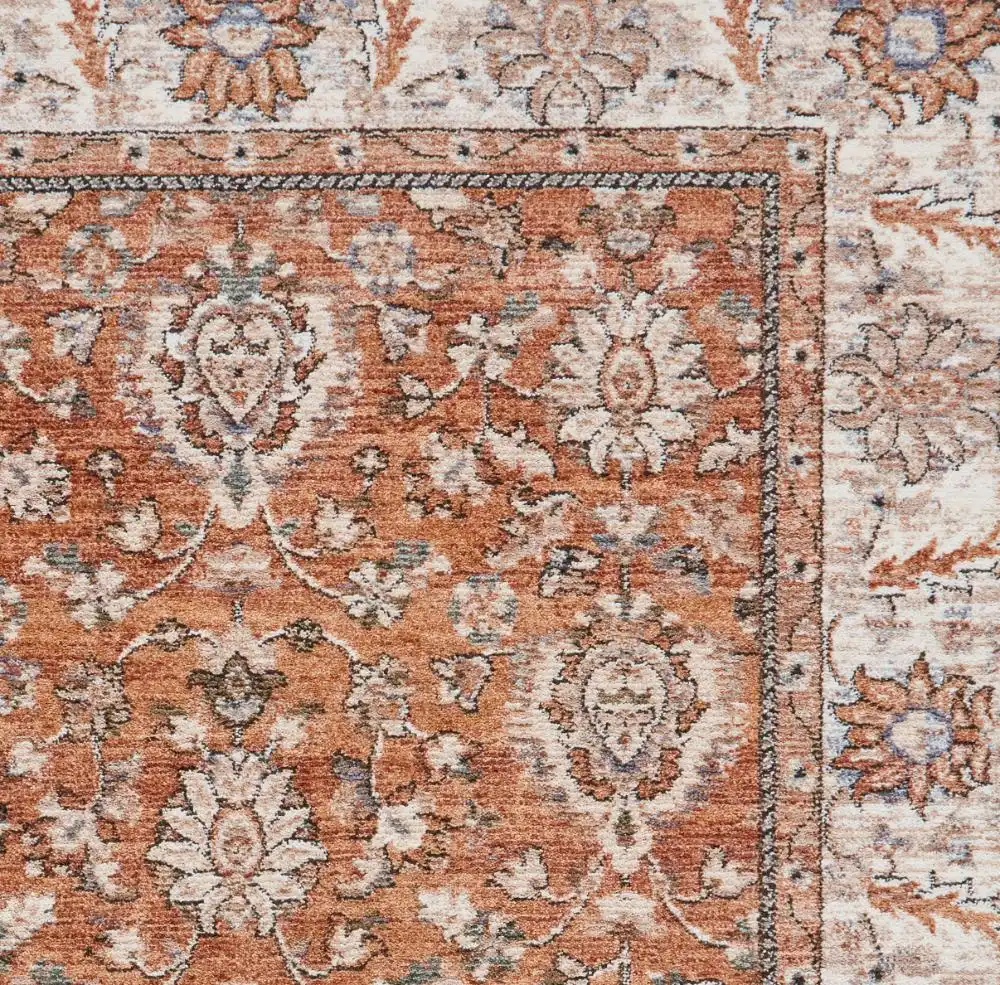Vintage Think 35027 Terracotta Rug - Image 6