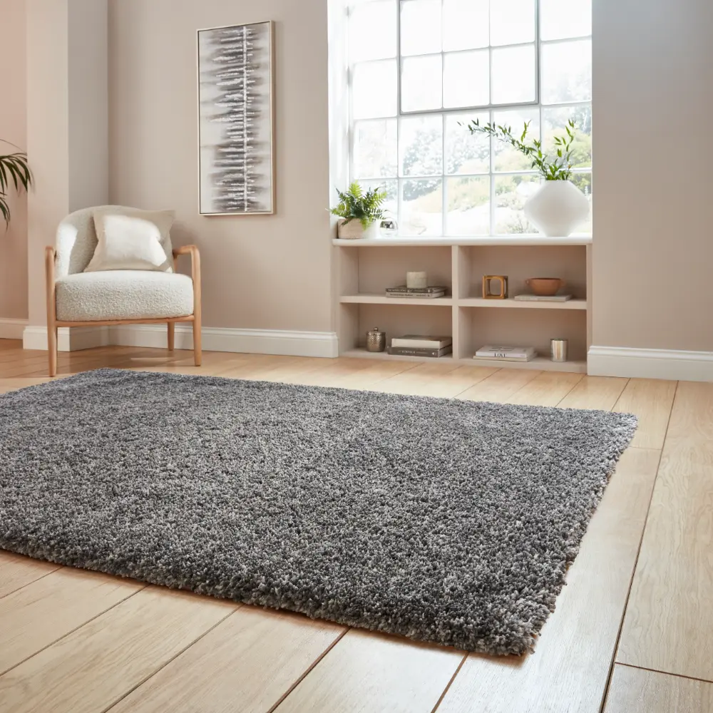Vista - Plain 3547 Silver Rug - Image 2