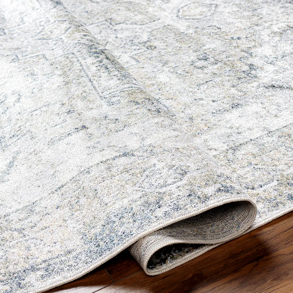 Vivian Machine Washable Traditionnal Boho Taupe Rug - Image 5