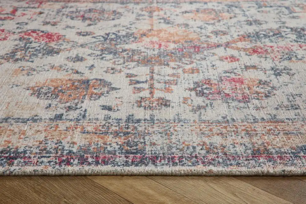 Vogue Navy Rust Rug - Image 3