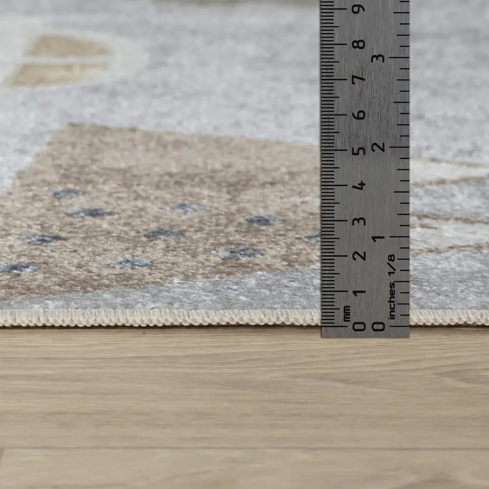 Vroomville Kids Machine Washable Blue/Grey Bedroom Rug - Image 14