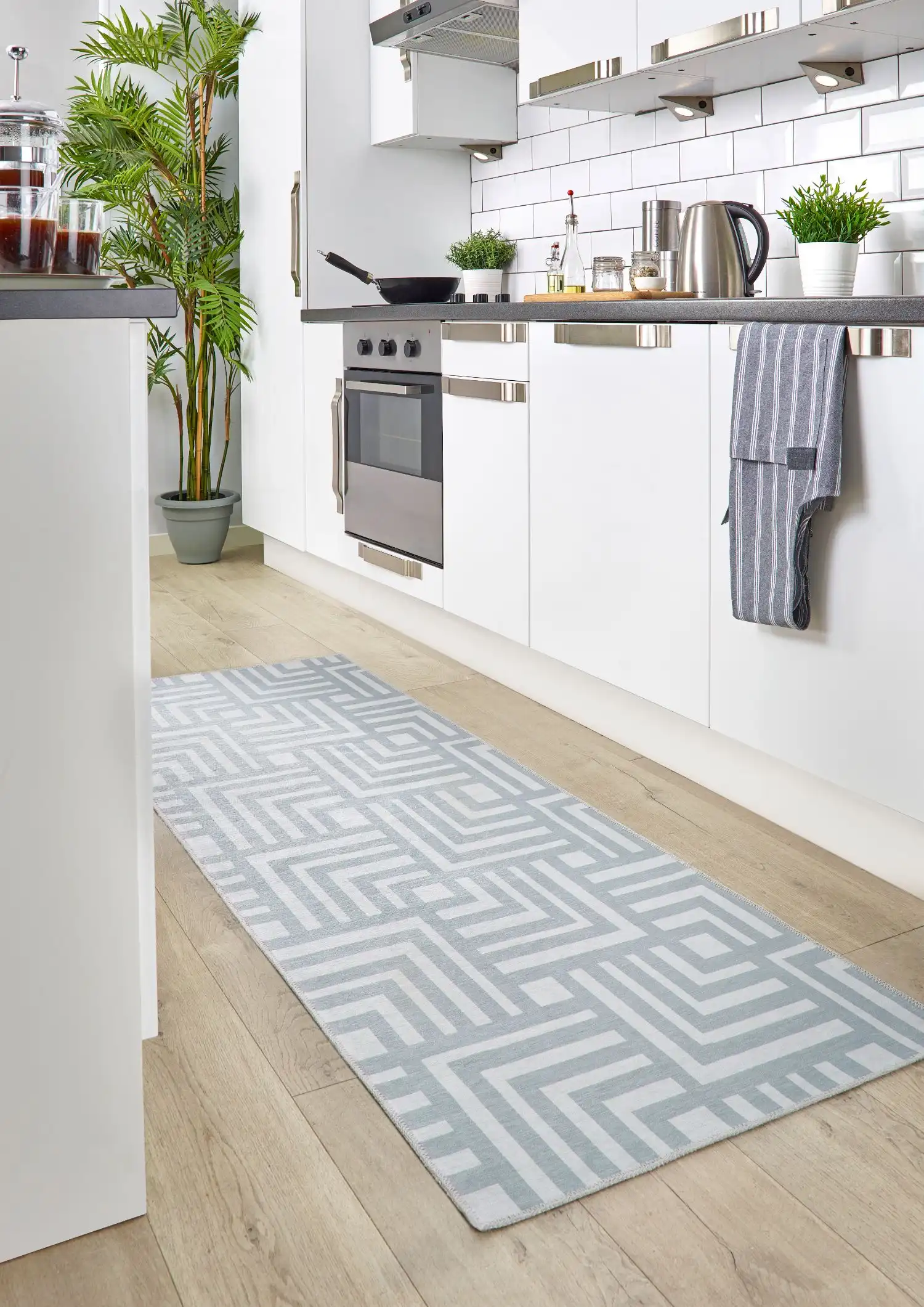Washable Hug Soho Grey Rug - Image 2