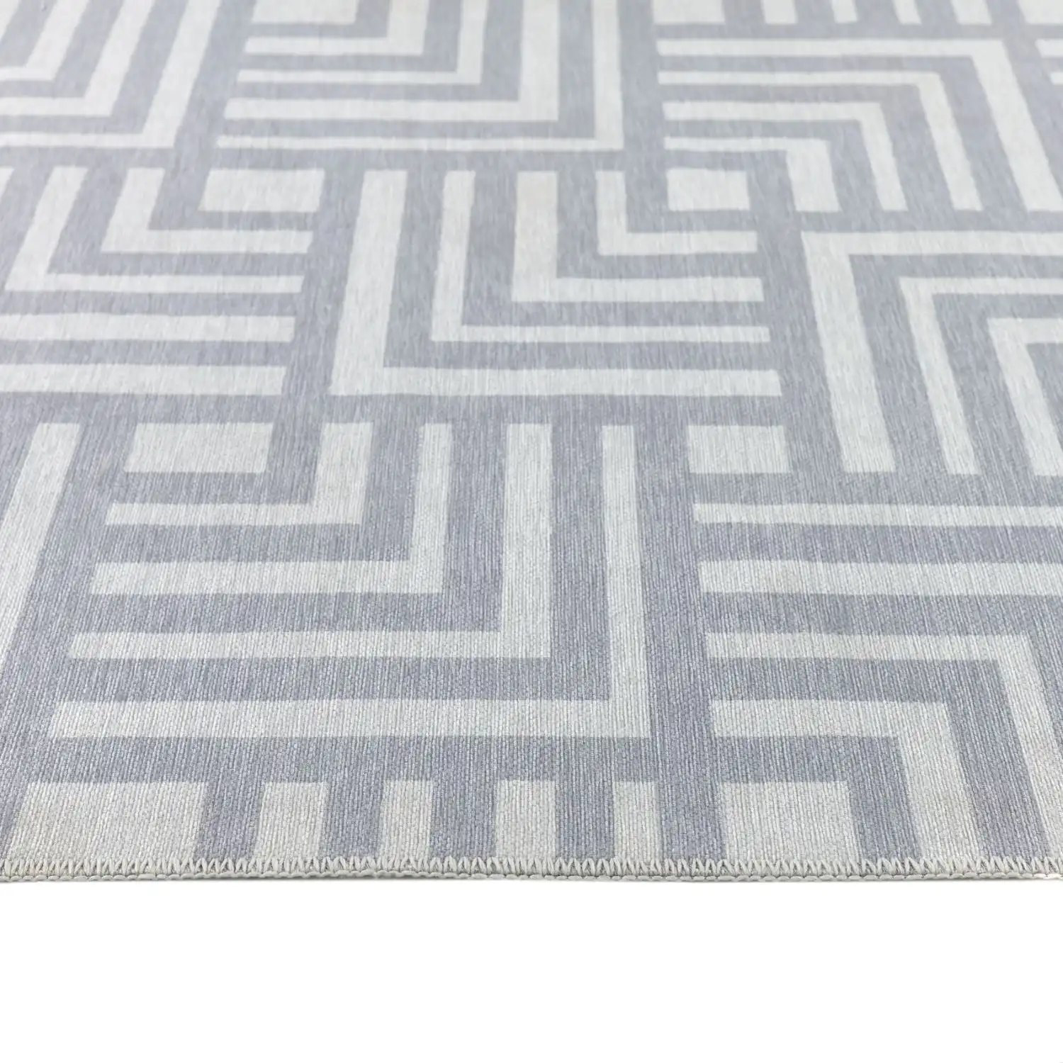 Washable Hug Soho Grey Rug - Image 4