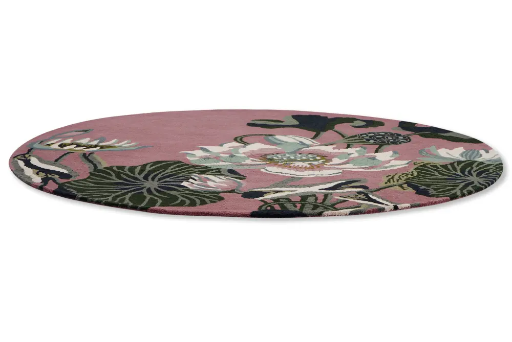 Waterlily Wedgwood -Dusty Rose 038602 Rug - Image 4