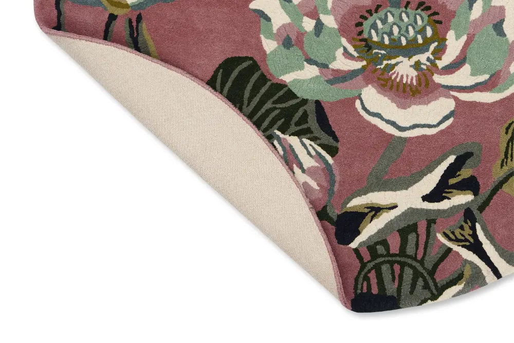 Waterlily Wedgwood -Dusty Rose 038602 Rug - Image 6