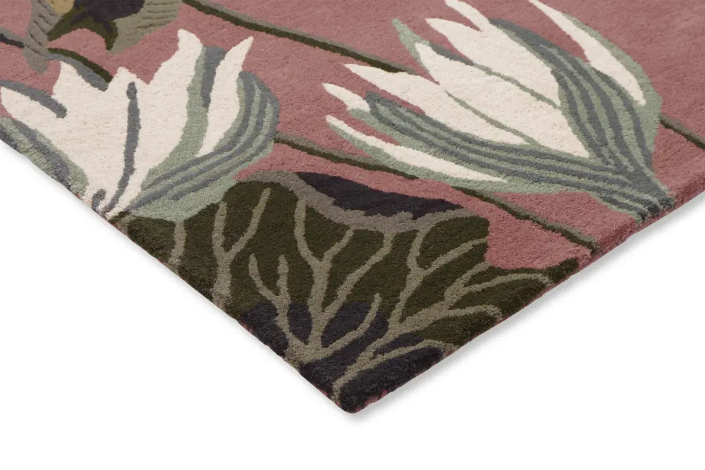 Waterlily Wedgwood -Dusty Rose 038602 Rug - Image 9