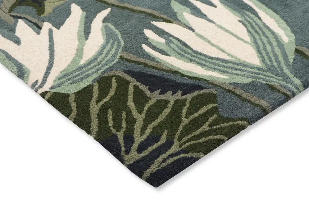 Waterlily Wedgwood -Midnight Pond 038608 Rug - Image 6