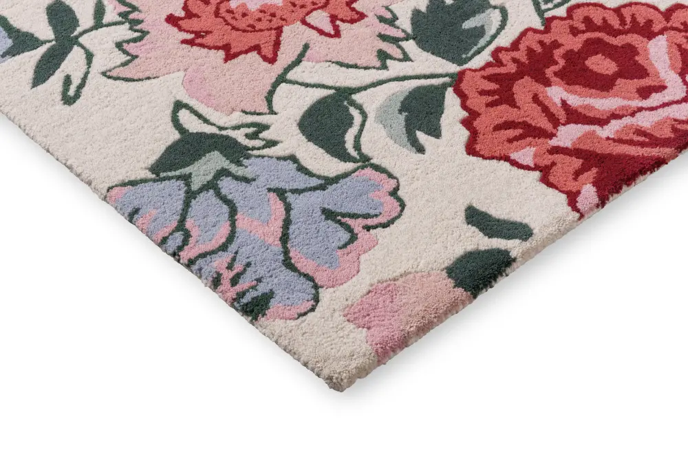 Wendling Floral Laura Ashley Poppy Red 083100 Rug - Image 3