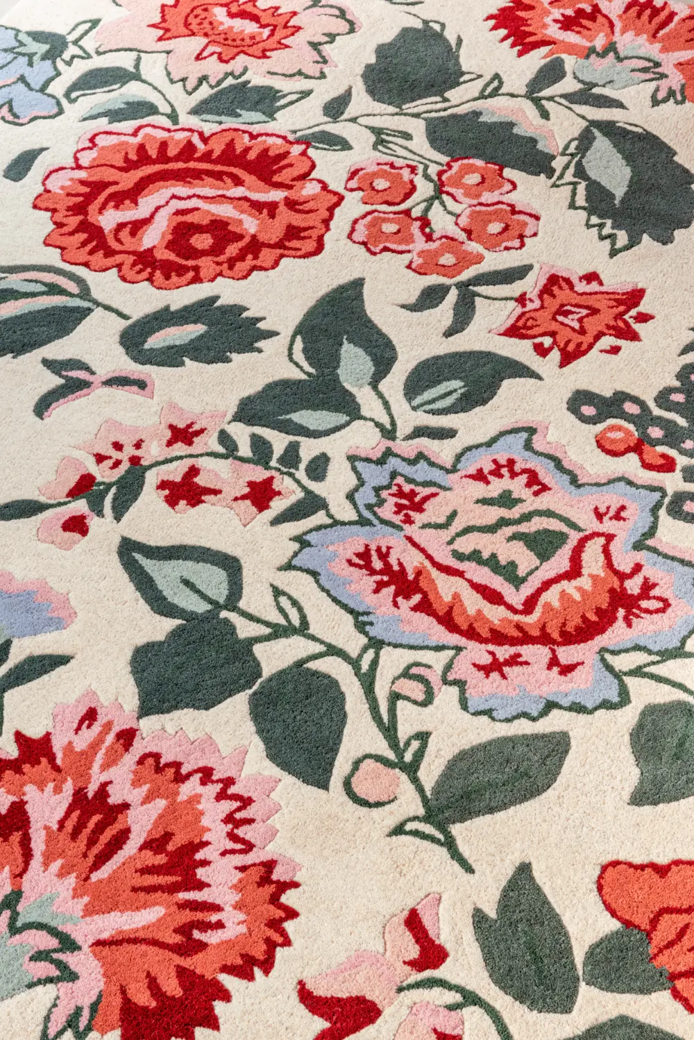 Wendling Floral Laura Ashley Poppy Red 083100 Rug - Image 6