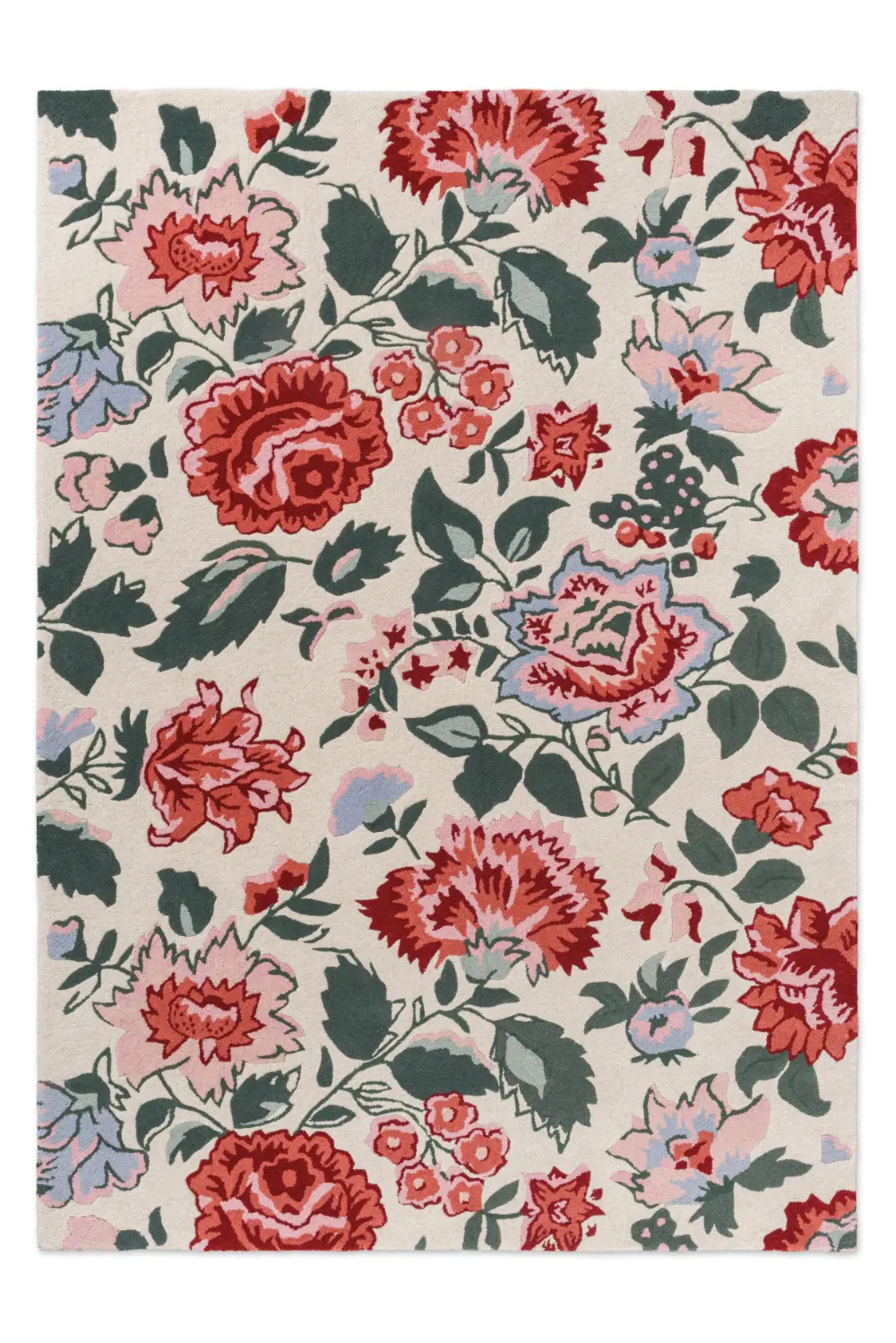 Wendling Floral Laura Ashley Poppy Red 083100 Rug - Image 7