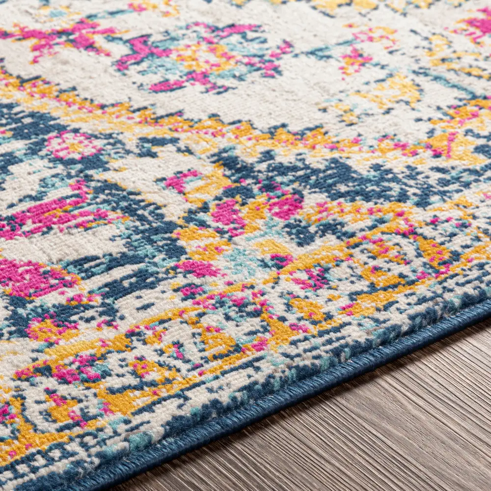 Willow Vintage Oriental Boho Navy Rug - Image 7