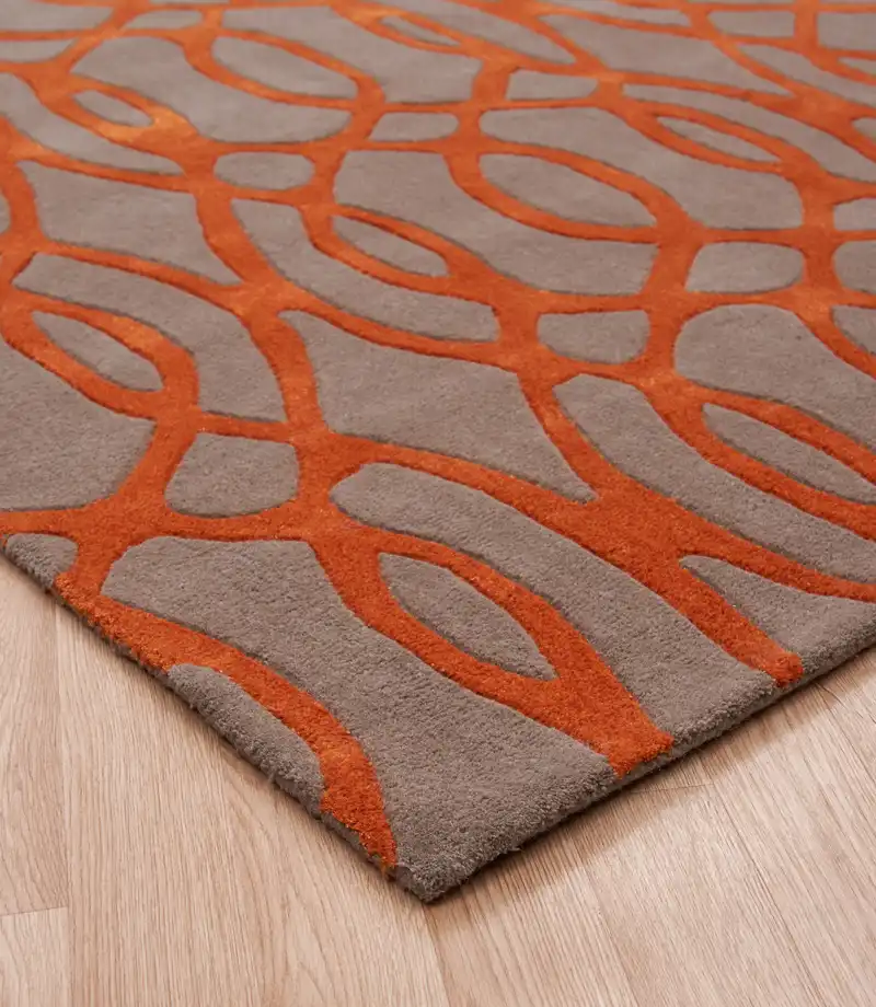 Wire - Matrix MAX37 Orange Rug - Image 3