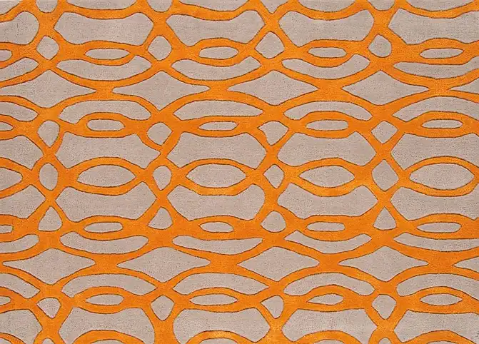 Wire - Matrix MAX37 Orange Rug - Image 6