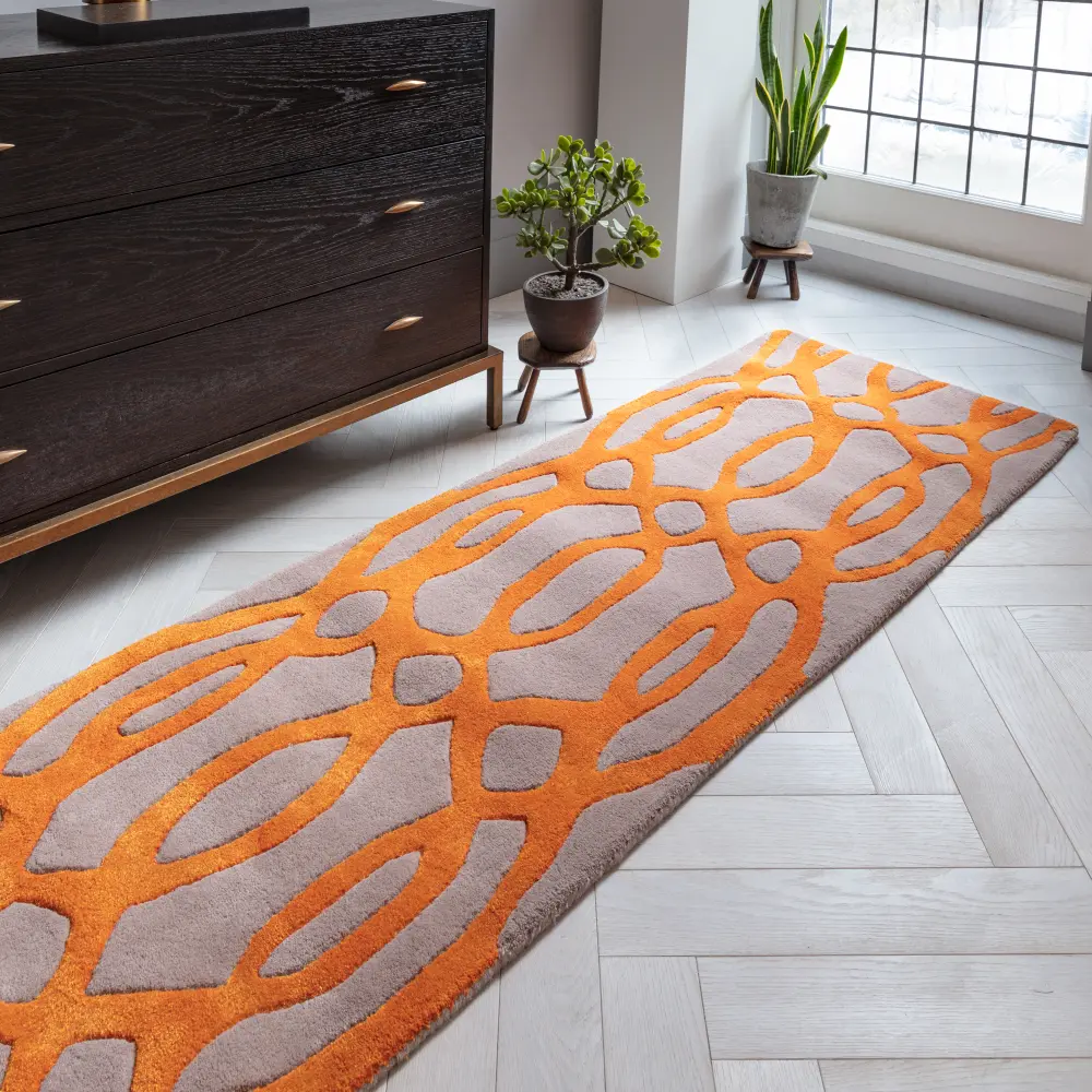 Wire - Matrix MAX37 Orange Rug - Image 7