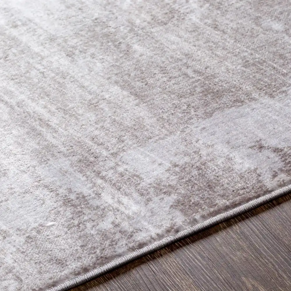 Giulia Abstract Modern Marble Light Grey Rug - Image 4