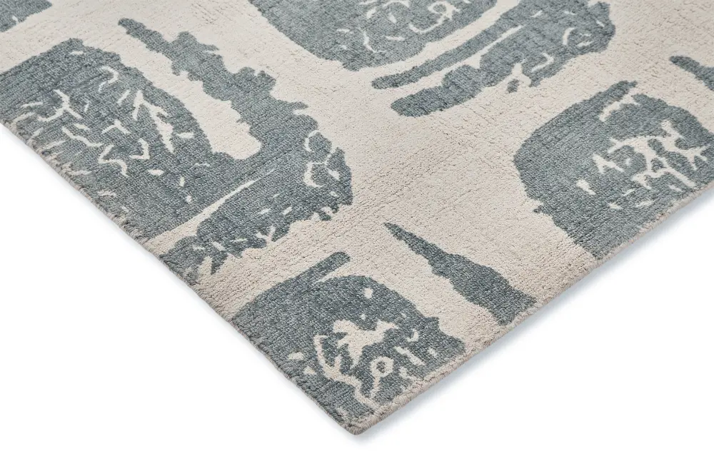 Woodblock Ted Baker Woodblock-Grey 163001 Rug - Image 6
