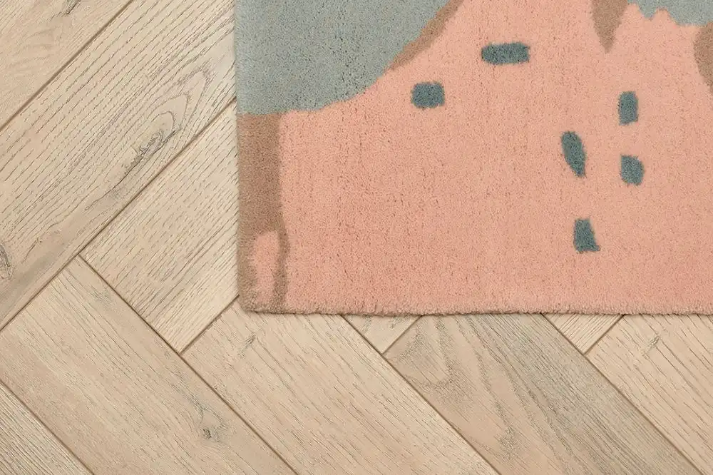 Woven Edge Runners ABSTRACT Pink/Multi Rug - Image 3