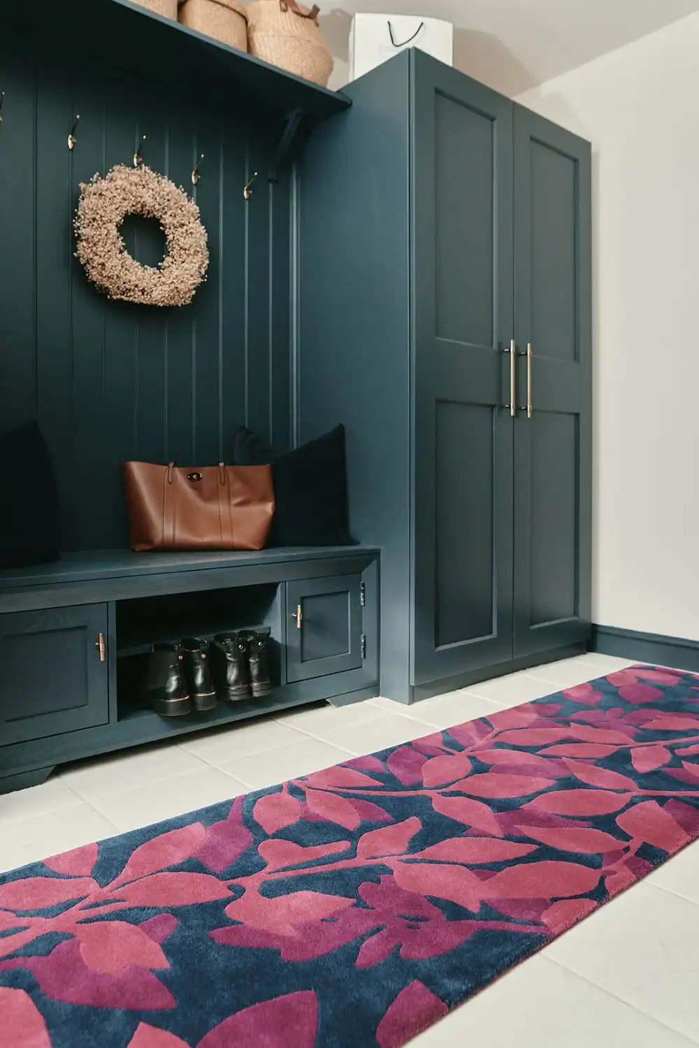 Woven Edge Runners FOREST C4-PINK Rug - Image 2