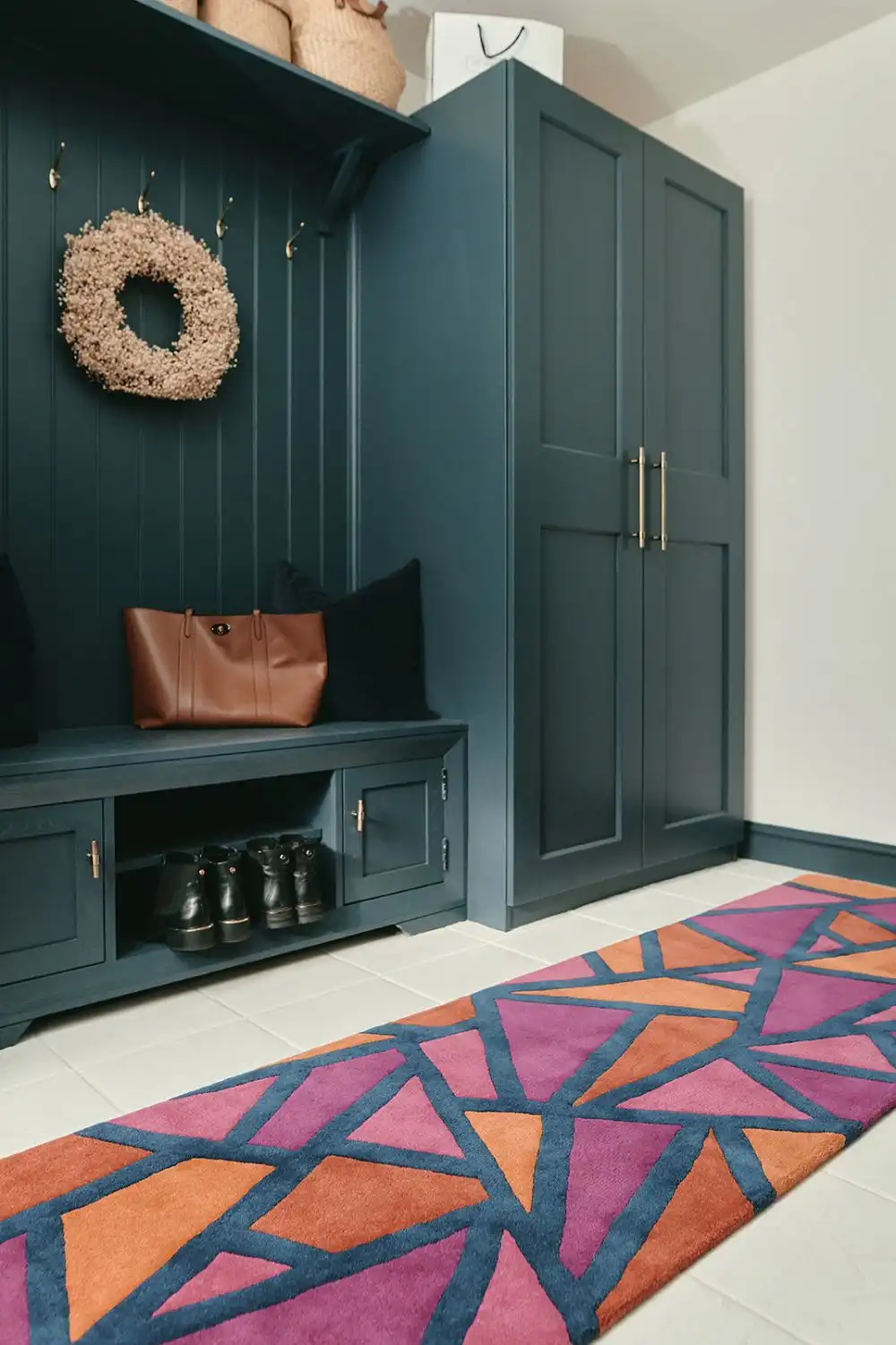Woven Edge Runners TILT C3A-PINK Rug - Image 2