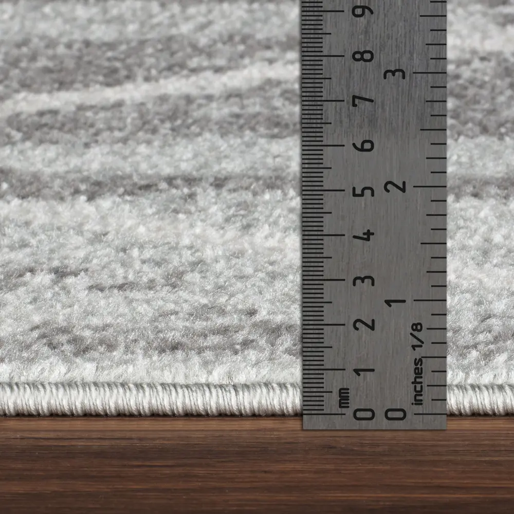 Xion Scandi Geometric Grey/White Rug - Image 7