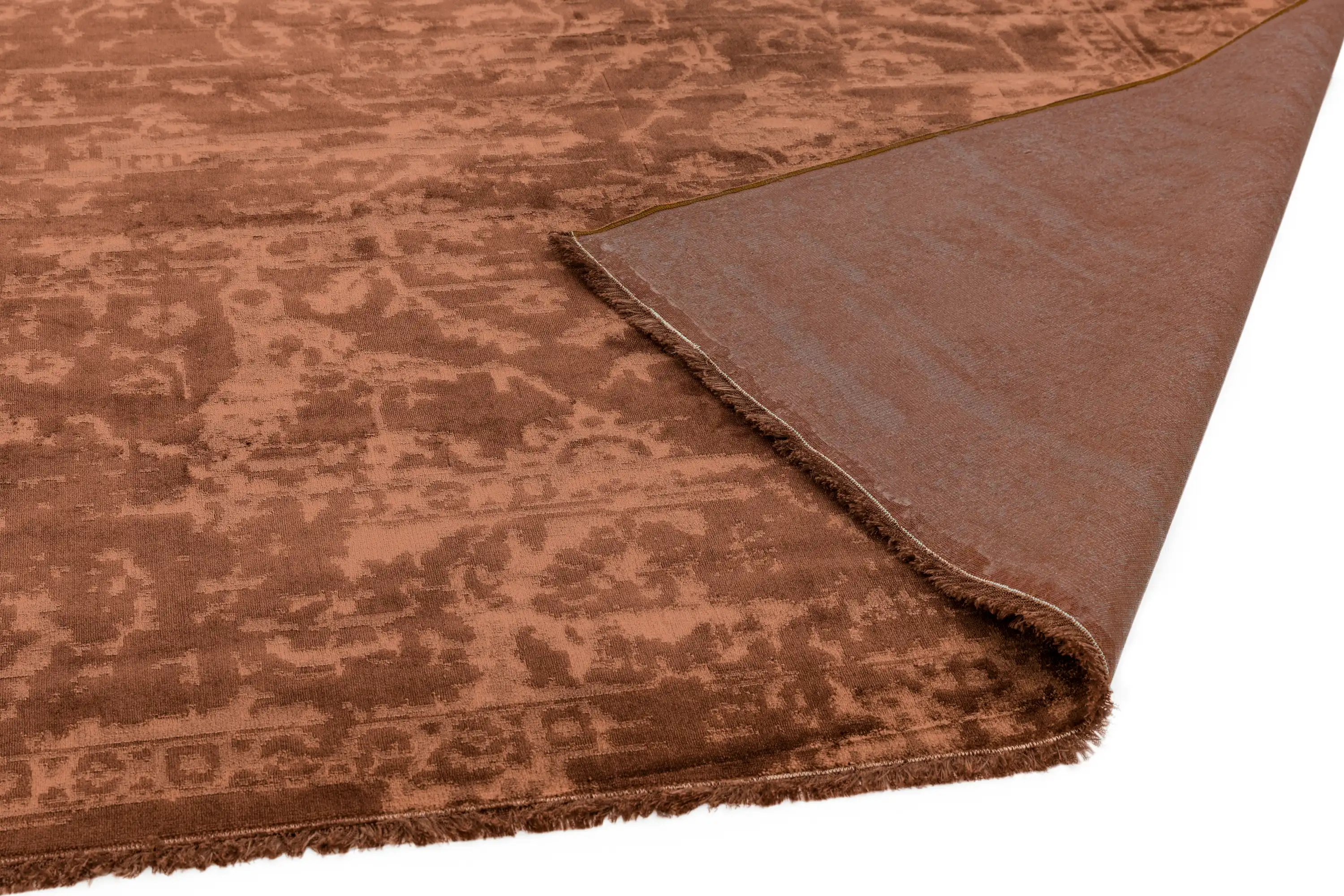 Zehraya ZE05 Rust Abstract Rug - Image 3