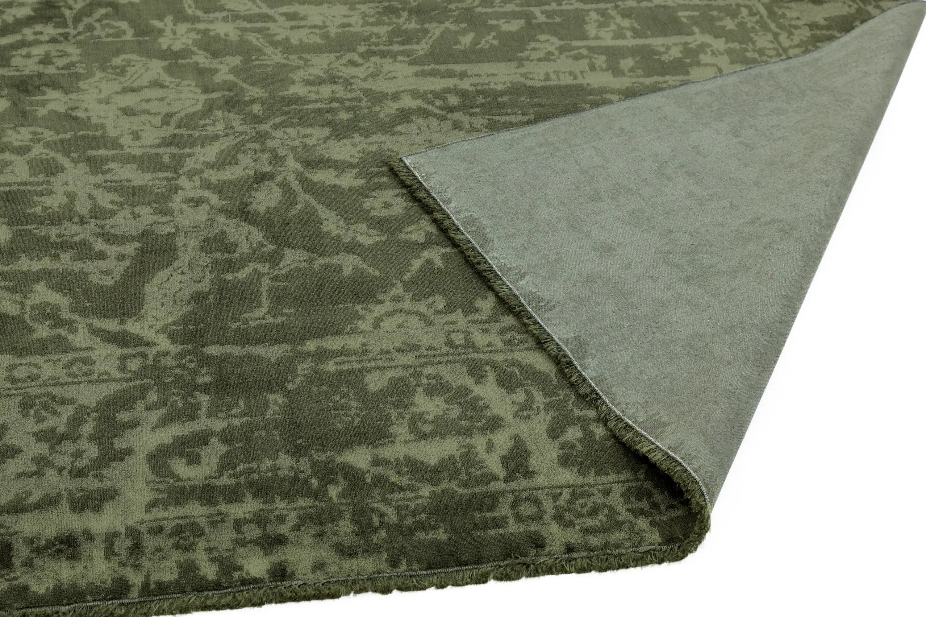 Zehraya ZE06 Green Abstract Rug - Image 4