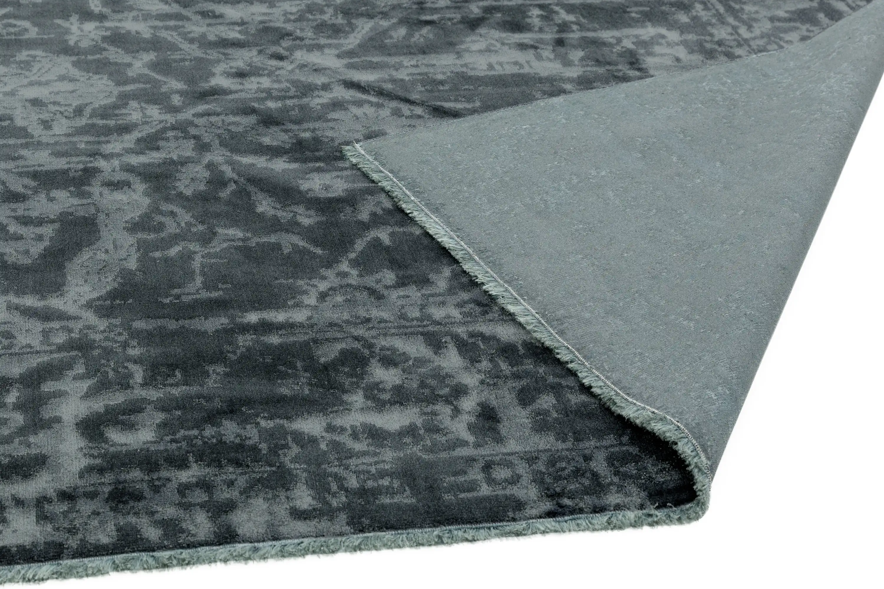 Zehraya ZE07 Charcoal Abstract Rug - Image 6