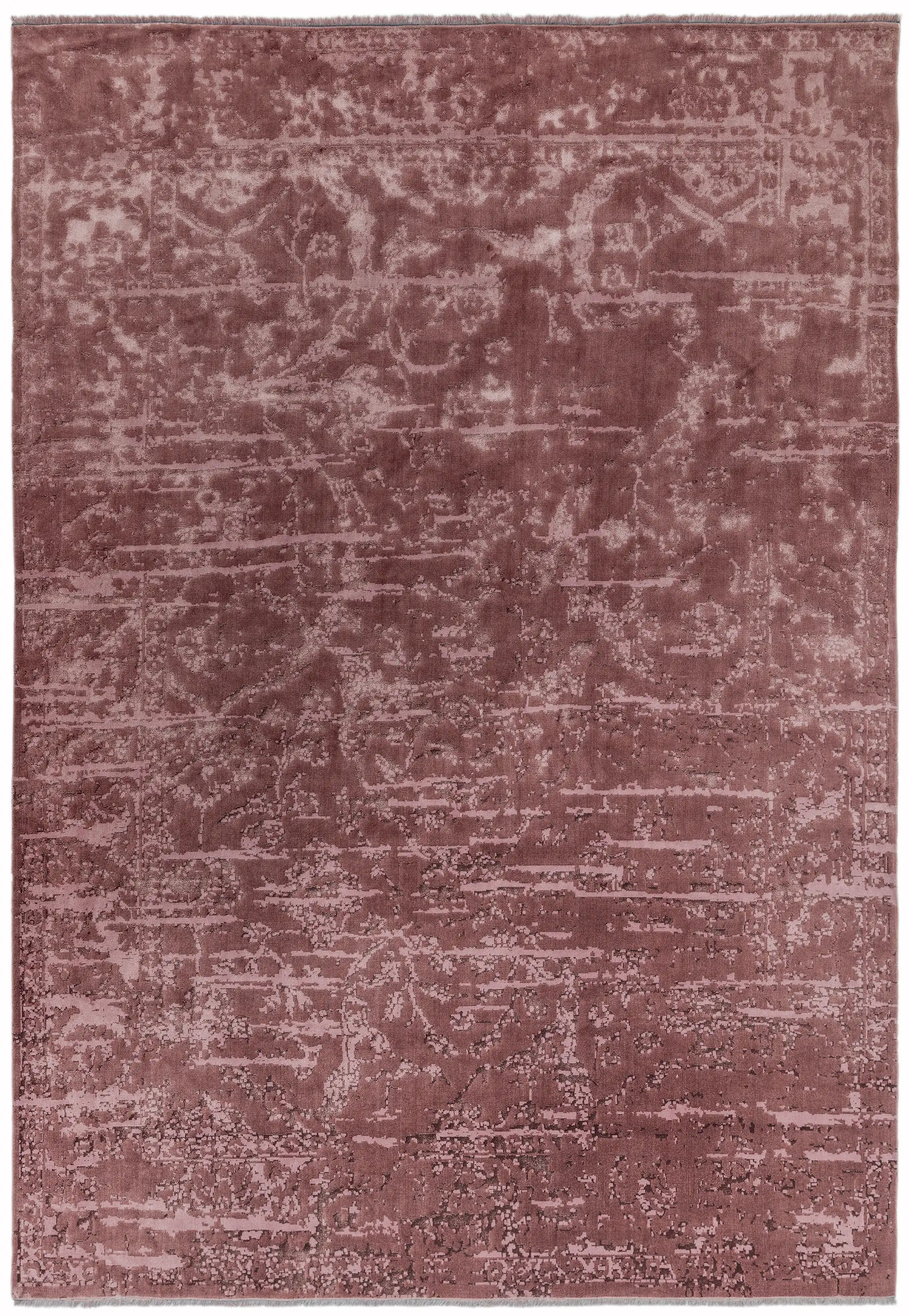 Zehraya ZE08 Cranberry Abstract Rug - Image 5