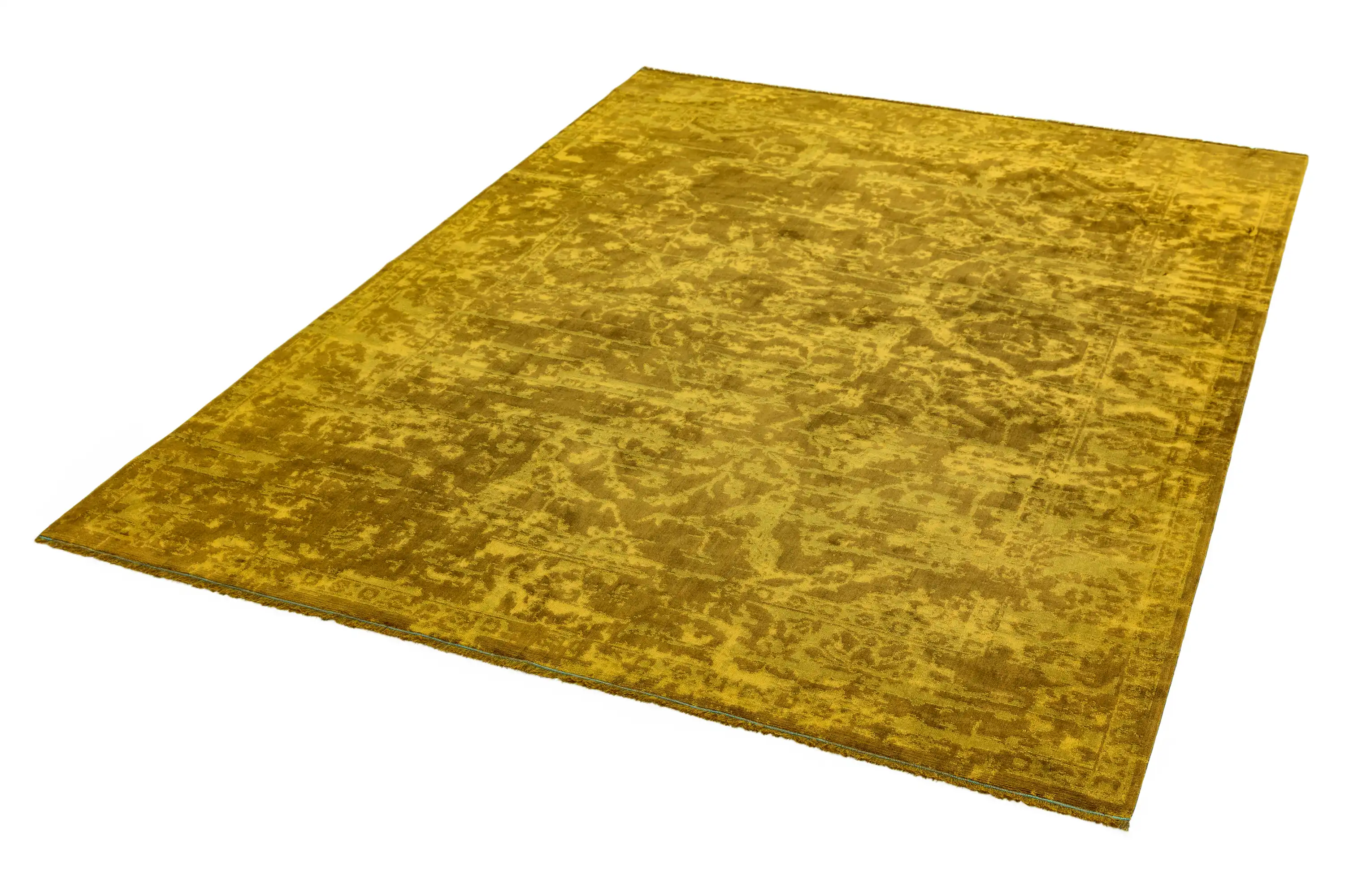 Zehraya ZE09 Gold Abstract Rug